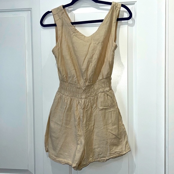 Reversible linen romper - Picture 2 of 2